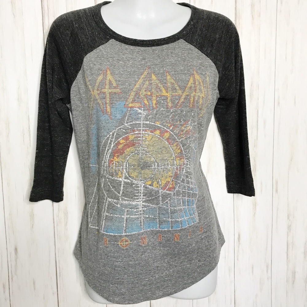 Junk Food Def Leppard Band Shirt